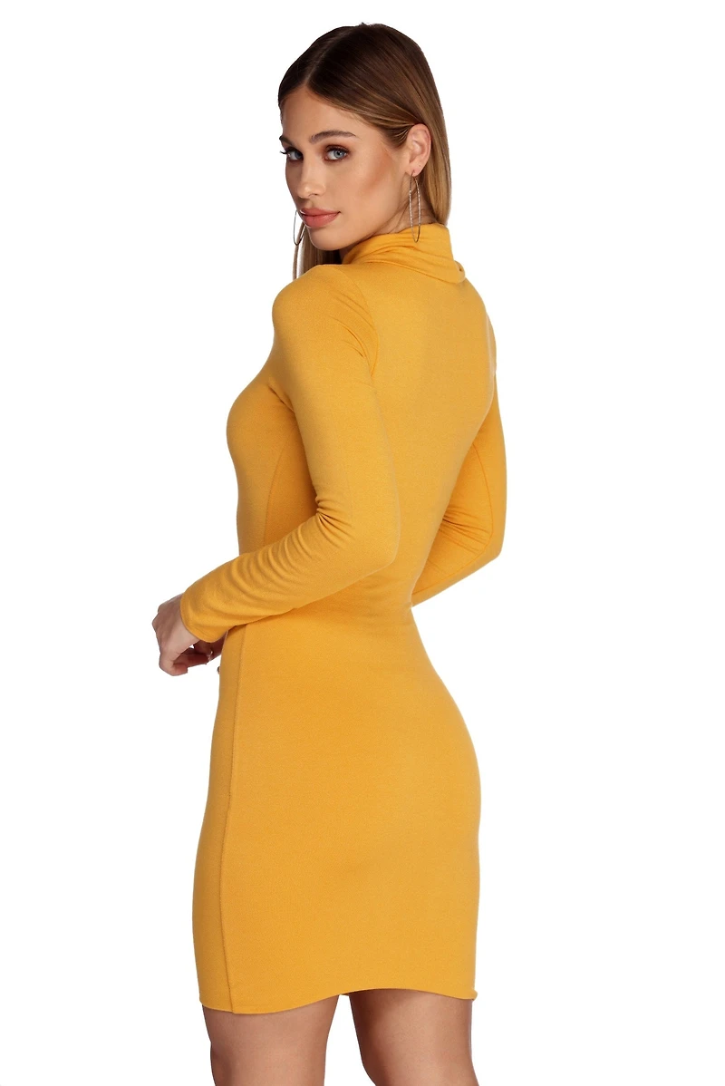 Knit To Win It Mini Dress