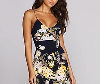 Fearlessly Floral Mini Dress