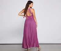 Stylish Girl Summer Crochet Maxi Dress