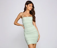 Stunning Mesh Mini Dress