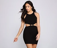 Keep It Trendy Cutout Mini Dress
