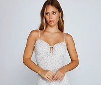 Love At First Bloom Ditsy Floral Mini Dress