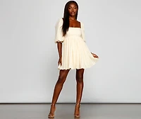 Sweet Style Babydoll Dress