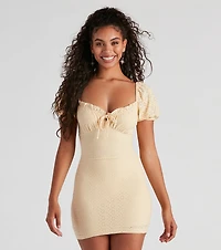 Summer Love Eyelet Mini Dress