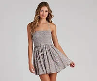 Pretty Florals Short Dress