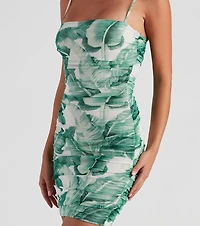 Island Retreat Mesh Mini Dress