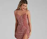 Call of The Wild Midi Slit Dress