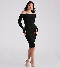 Time To Slay Bodycon Midi Dress