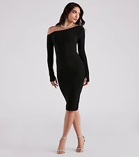 Time To Slay Bodycon Midi Dress