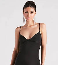Effortless Romance V-Neck Midi Dress