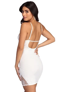 A Touch Of Lace Mini Dress