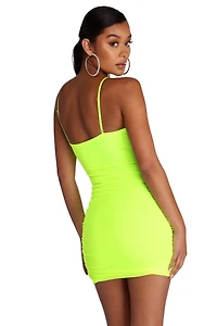 Mesmerize Mesh Mini Dress
