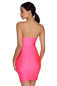 Curves Ahead Neon Mini Dress