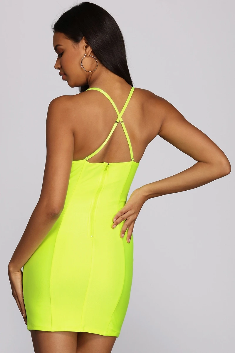 So Sweetheart Underwire Mini Dress