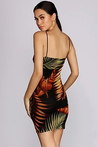 Beach Bound Mesh Mini Dress