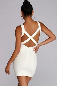 Cross Purposes Open Back Dress