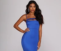 Manhattan Satin Mini Dress