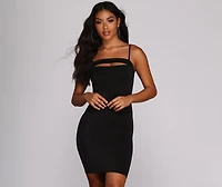 Manhattan Satin Mini Dress