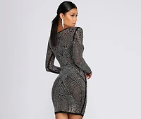 On One Studded Mini Dress