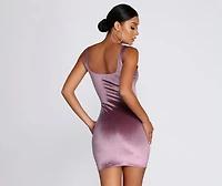 Oh So Velvet Mini Dress