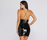 Ms. Officer Mini Dress