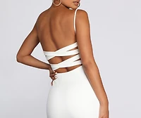 Strappy Styles Midi Dress