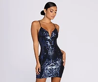 Sequin Seduction Mini Dress