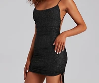 Ready To Glow Glitter Mini Dress