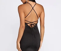 Waiting For Tonight Glitter Midi Dress
