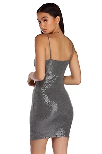 Flashy Sequins Dress