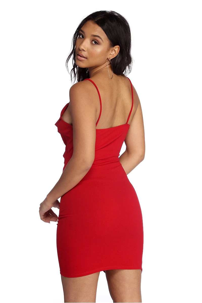 Radiant Rhinestones Mini Dress