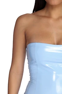 Baby Spice Strapless Mini Dress