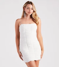 All About That Mesh Mini Dress