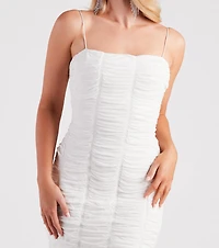 All About That Mesh Mini Dress