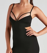 Cut Above The Drama Mini Dress