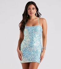 Glam Up Your Look Sequin Mini Dress