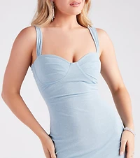 Sweet Talker Glitter Bodycon Mini Dress
