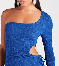 Cut Out For Glitter Mini Dress