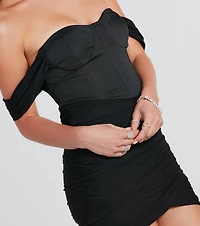 Forever Daydream Off-The-Shoulder Mini Dress
