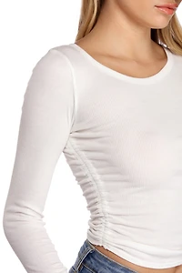 Ruched And Ready Top