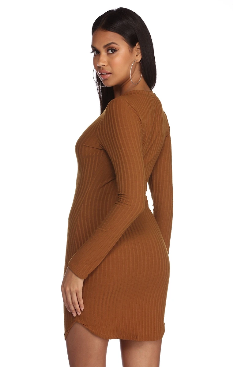 Always On Knit Mini Dress