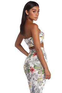 Tropical Island Escape Tube Top