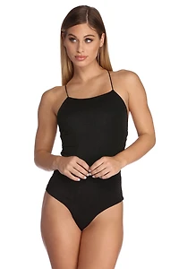 Shimmer Down Bodysuit