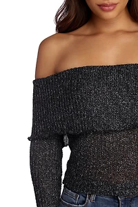 Set Me Off Knit Top
