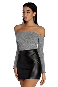 Up My Frills Knit Top