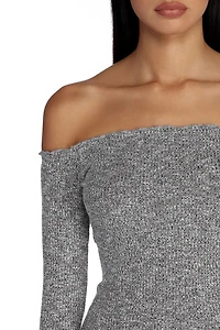 Up My Frills Knit Top