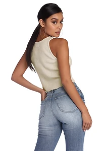 Let It Glow Crop Top