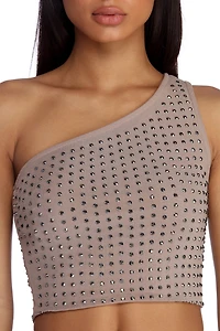 A Little Glitz And Glamour Crop Top