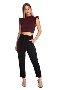 Show Some Class Ruffle Blouse