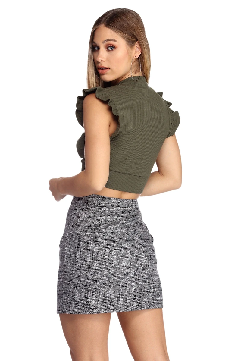 Show Some Class Ruffle Blouse